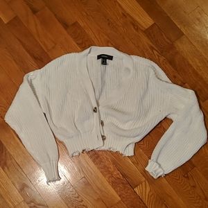 Forever 21 cropped cardigan, size S, EUC